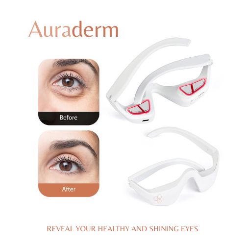 AuraDerm™ Eye Massager – Reduce Dark Circles, Relieve Eye Fatigue & Smooth Fine Lines