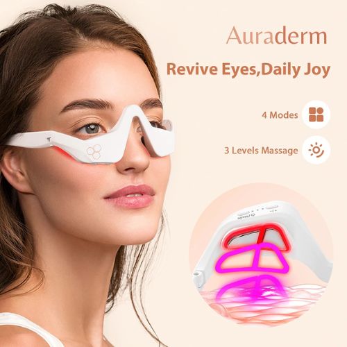 AuraDerm™ Eye Massager – Reduce Dark Circles, Relieve Eye Fatigue & Smooth Fine Lines