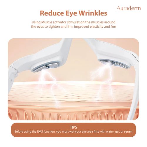 AuraDerm™ Eye Massager – Reduce Dark Circles, Relieve Eye Fatigue & Smooth Fine Lines