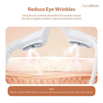 AuraDerm™ Eye Massager – Reduce Dark Circles, Relieve Eye Fatigue & Smooth Fine Lines